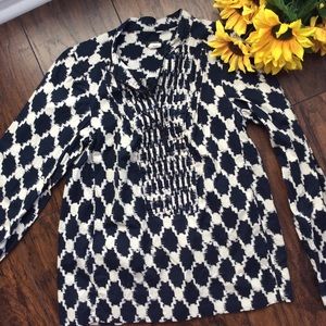 J. Crew Factory Tasseled Blouse 27437
